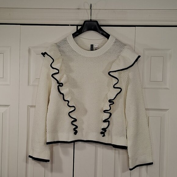 H&M Sweaters - H&M Divided Ruffle Sweater